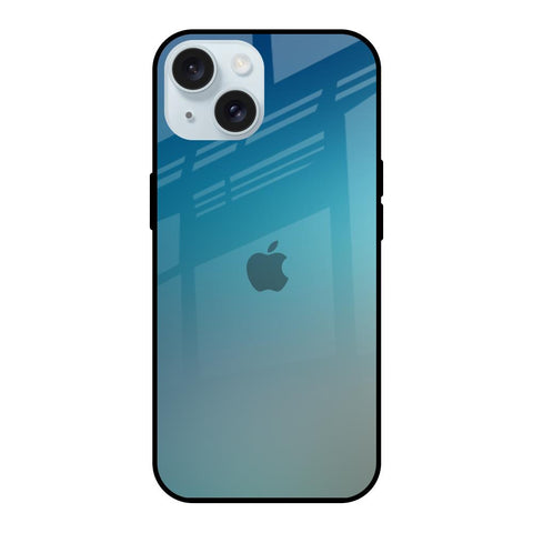 Sea Theme Gradient Glossy Case for iPhone 15