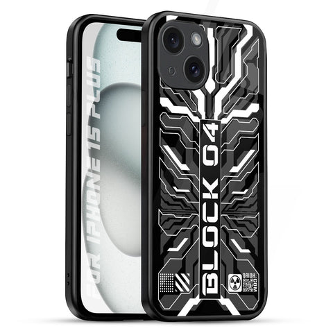 Monochrome Magic Glossy Case for iPhone 15 Plus