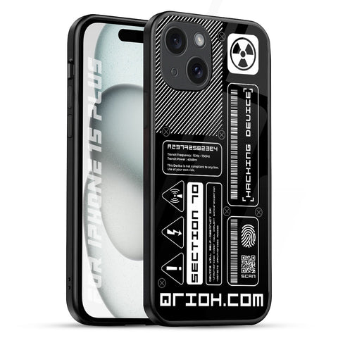 Futuristic Art Glossy Case for iPhone 15 Plus