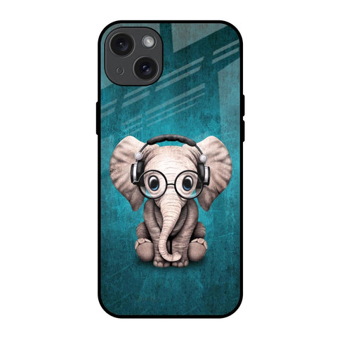 Adorable Baby Elephant Glossy Case For iPhone 15 Plus