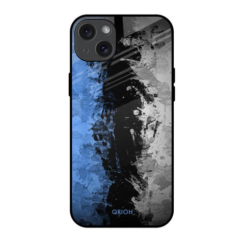 Dark Grunge Glossy Case for iPhone 15 Plus