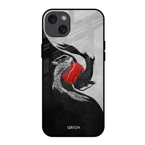 Japanese Art Glossy Case for iPhone 15 Plus