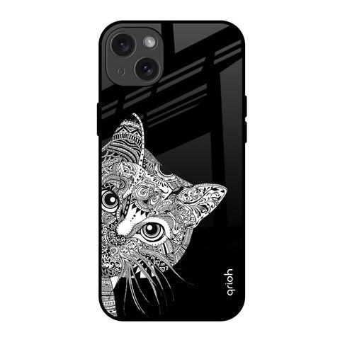 Kitten Mandala Glossy Case for iPhone 15 Plus