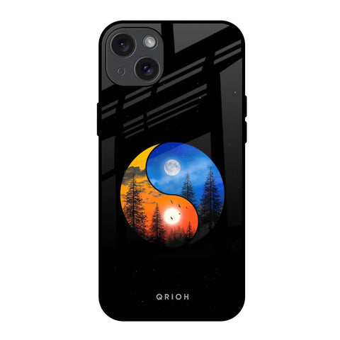 Yin Yang Balance Glossy Case for iPhone 15 Plus