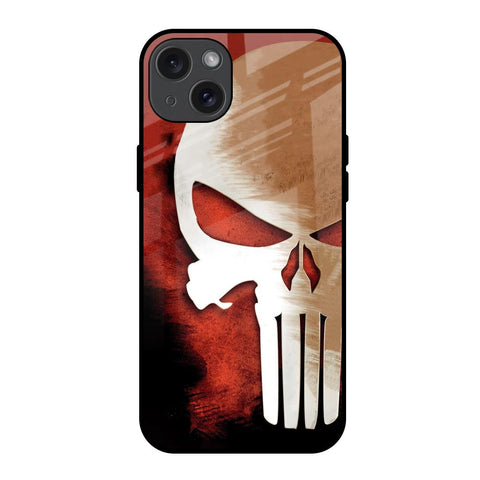 Red Skull Glossy Case for iPhone 15 Plus