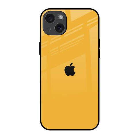Fluorescent Yellow Glossy case for iPhone 15 Plus