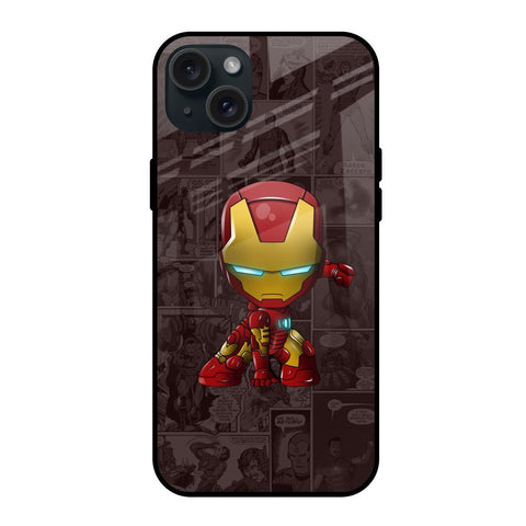 Angry Baby Super Hero Glossy Case for iPhone 15 Plus