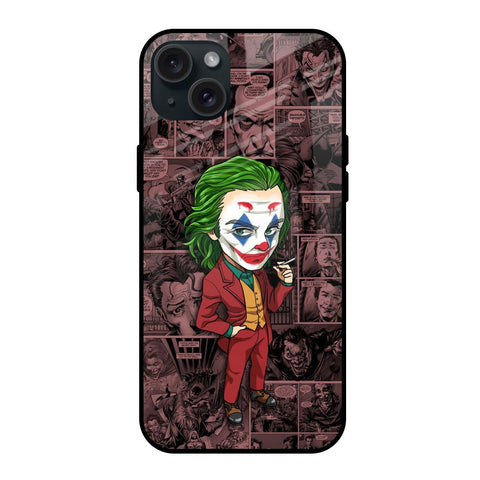 Joker Cartoon Glossy Case for iPhone 15 Plus
