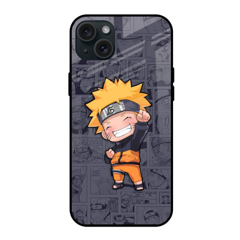 Orange Chubby Glossy Case for iPhone 15 Plus