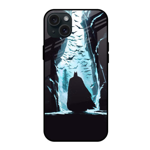 Dark Man In Cave Glossy Case for iPhone 15 Plus