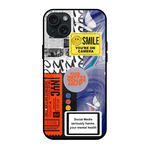 Smile for Camera Glossy Case for iPhone 15 Plus