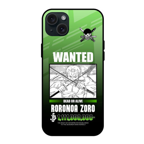 Zoro Wanted Glossy Case for iPhone 15 Plus