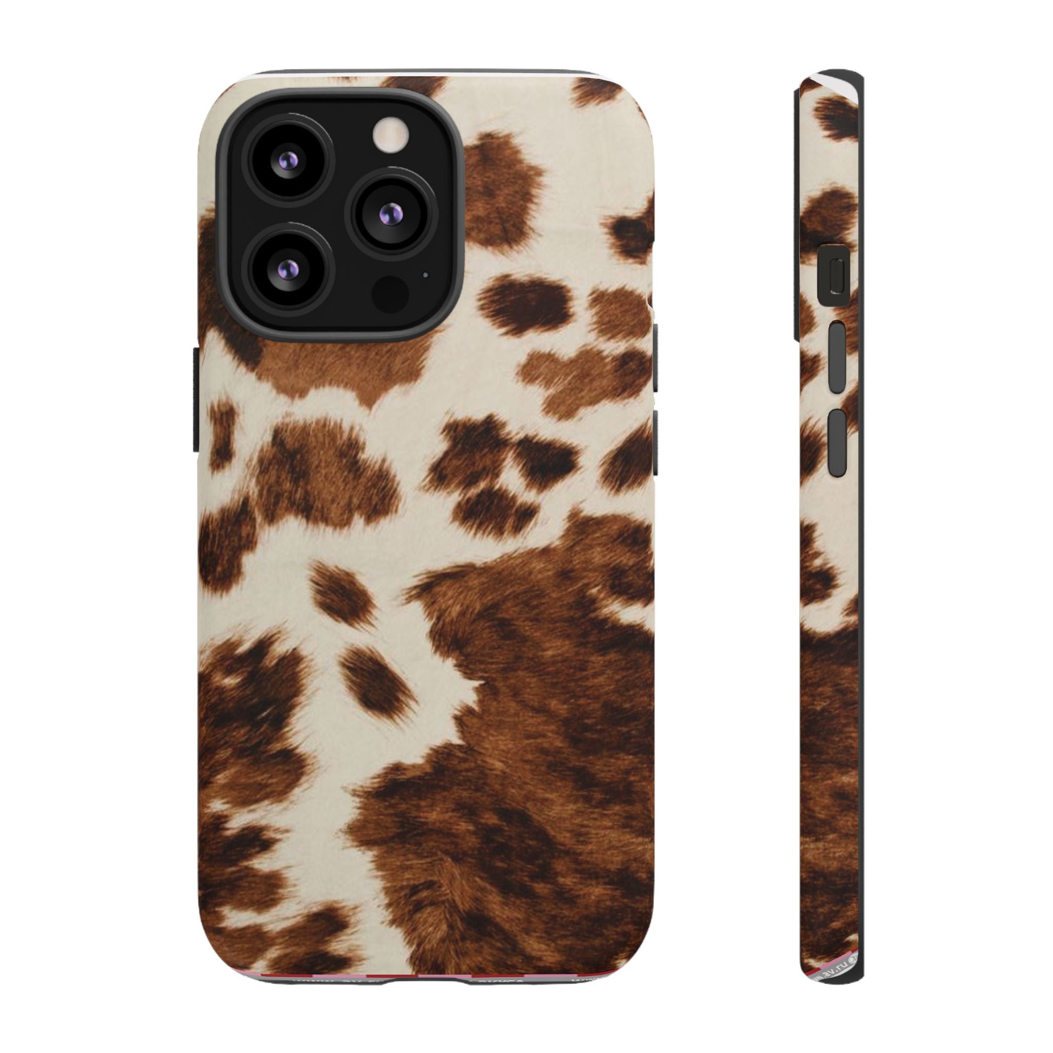 Cow Print Tough Case  Available For All iPhone Models