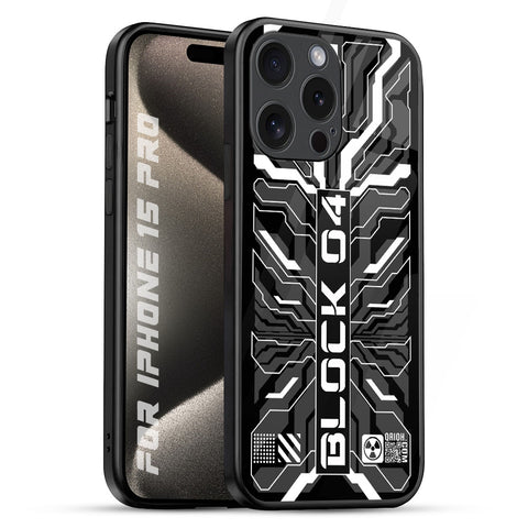 Monochrome Magic Glossy Case for iPhone 15 Pro