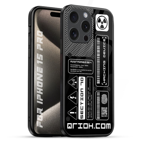 Futuristic Art Glossy Case for iPhone 15 Pro