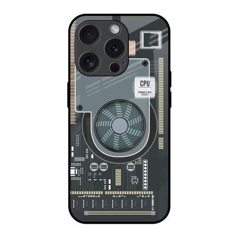 Motherboard Circuit Glossy Case for iPhone 15 Pro