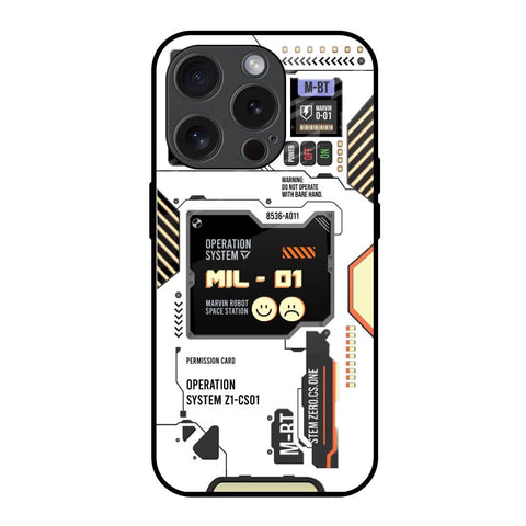 Tech Display Glossy Case for iPhone 15 Pro