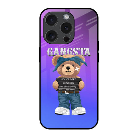 Gangsta Bear Glossy Case for iPhone 15 Pro