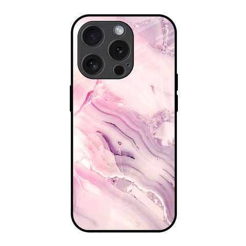 Diamond Pink Gradient Glossy Case For iPhone 15 Pro