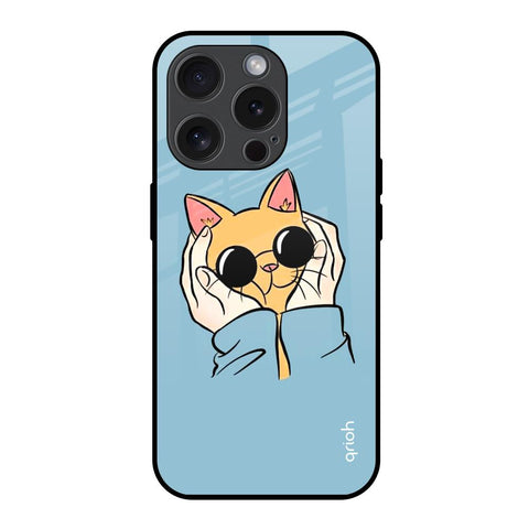 Adorable Cute Kitty Glossy Case For iPhone 15 Pro