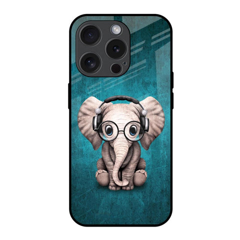 Adorable Baby Elephant Glossy Case For iPhone 15 Pro