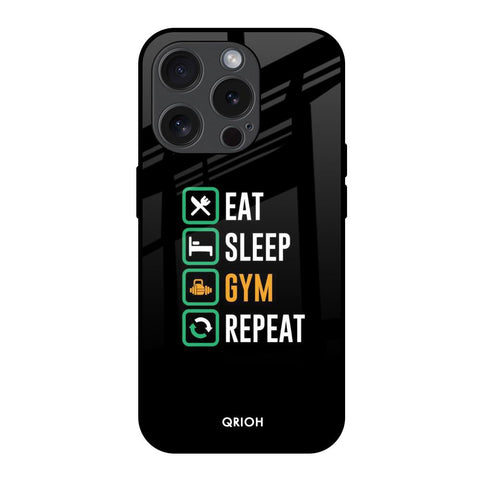 Daily Routine Glossy Case for iPhone 15 Pro