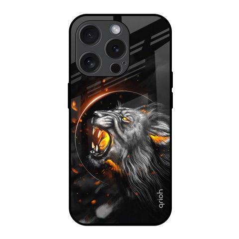 Aggressive Lion Glossy Case for iPhone 15 Pro
