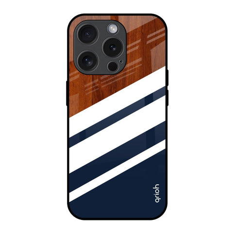 Bold Stripes Glossy Case for iPhone 15 Pro
