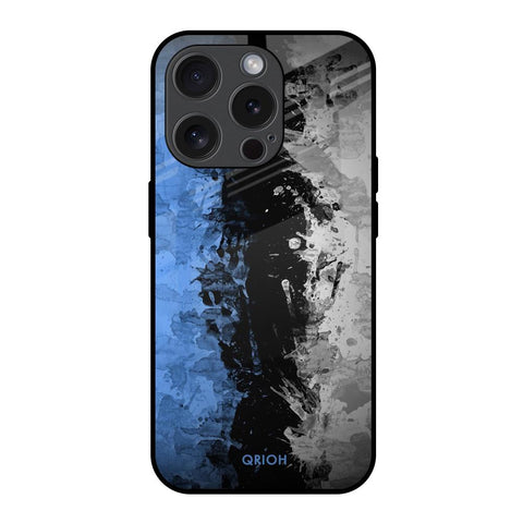 Dark Grunge Glossy Case for iPhone 15 Pro