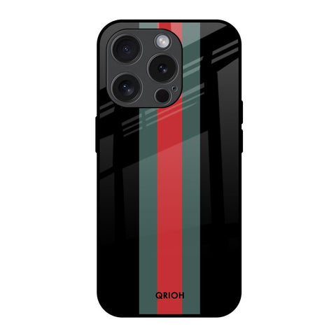 Vertical Stripes Glossy Case for iPhone 15 Pro