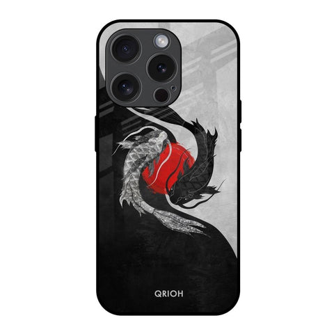 Japanese Art Glossy Case for iPhone 15 Pro