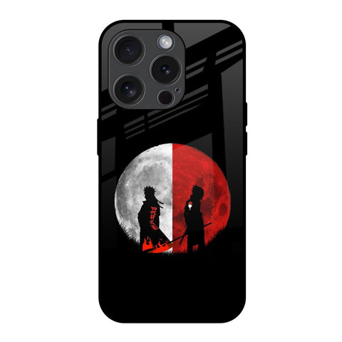 Anime Red Moon Glossy Case for iPhone 15 Pro