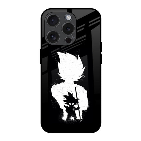Monochrome Goku Glossy Case for iPhone 15 Pro