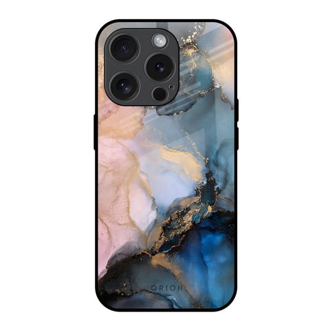 Marble Ink Abstract Glossy Case for iPhone 15 Pro