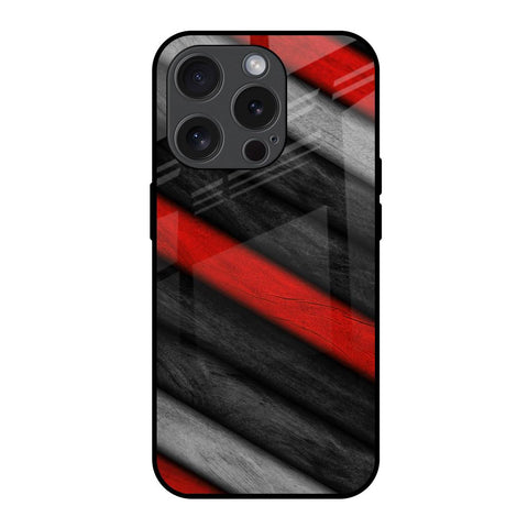 Soft Wooden Texture Glossy Case for iPhone 15 Pro