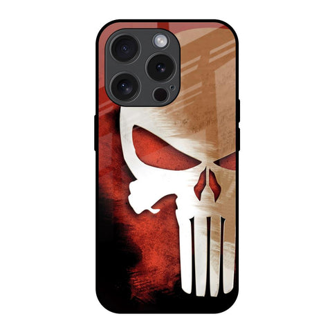 Red Skull Glossy Case for iPhone 15 Pro