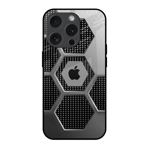 Hexagon Style Glossy Case For iPhone 15 Pro