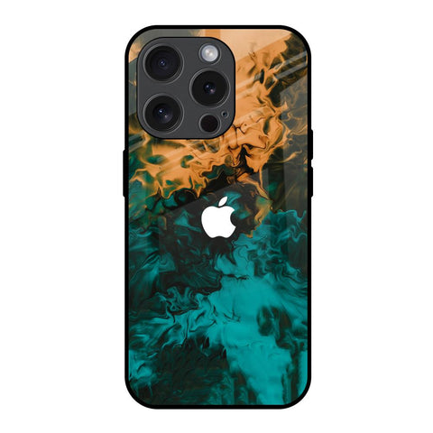 Watercolor Wave Glossy Case for iPhone 15 Pro