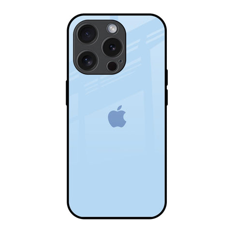 Pastel Sky Blue Glossy Case for iPhone 15 Pro