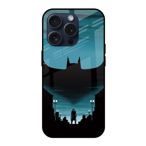 Cyan Bat Glossy Case for iPhone 15 Pro