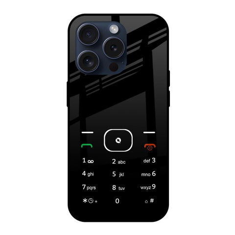 Classic Keypad Pattern Glossy Case for iPhone 15 Pro