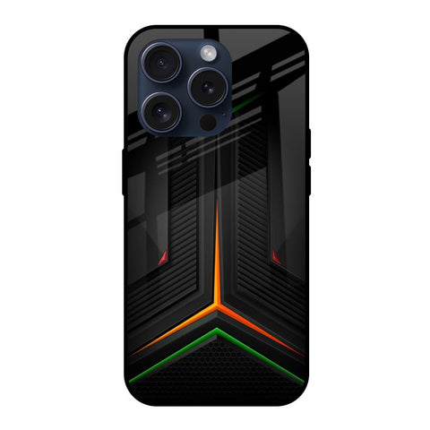 Modern Ultra Chevron Glossy Case for iPhone 15 Pro