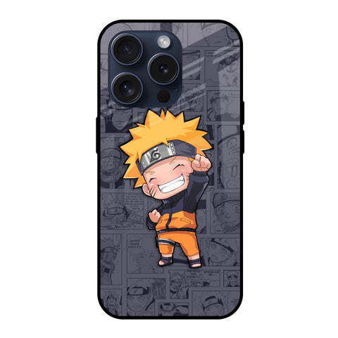 Orange Chubby Glossy Case for iPhone 15 Pro