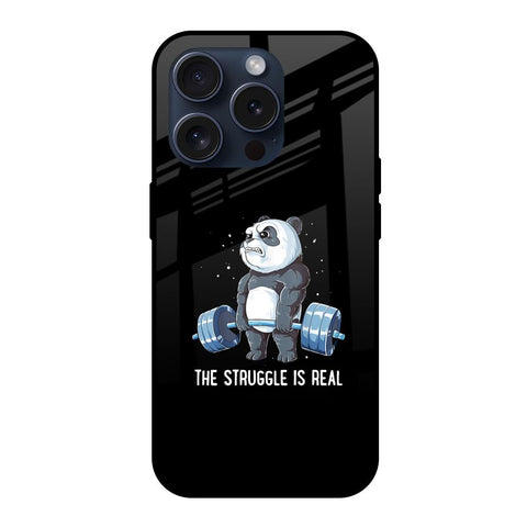 Real Struggle Glossy Case for iPhone 15 Pro