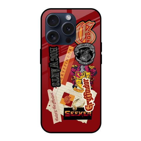 Gryffindor Glossy Case for iPhone 15 Pro