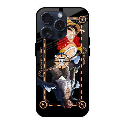 Shanks & Luffy Glossy Case for iPhone 15 Pro