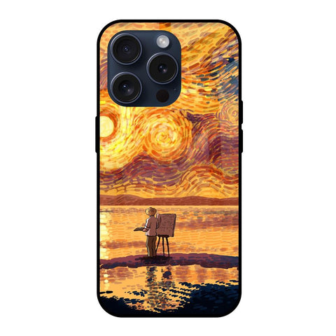 Sunset Vincent Glossy Case for iPhone 15 Pro