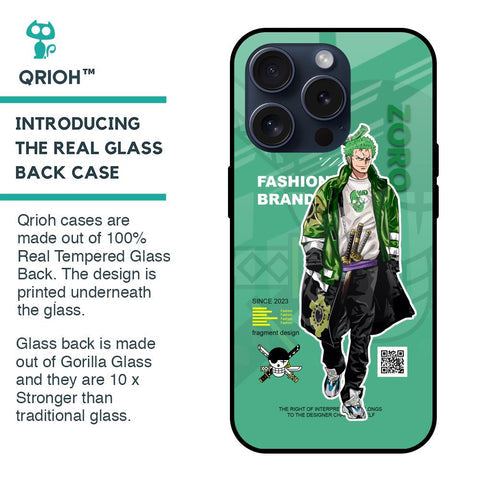 Zoro Bape Glossy Case for iPhone 15 Pro