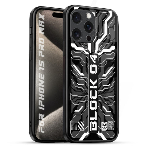 Monochrome Magic Glossy Case for iPhone 15 Pro Max