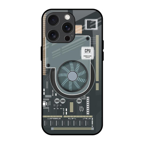 Motherboard Circuit Glossy Case for iPhone 15 Pro Max